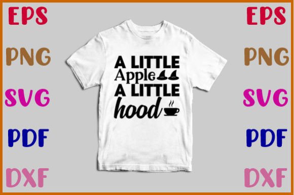 A Little Apple a Little Hood Svg