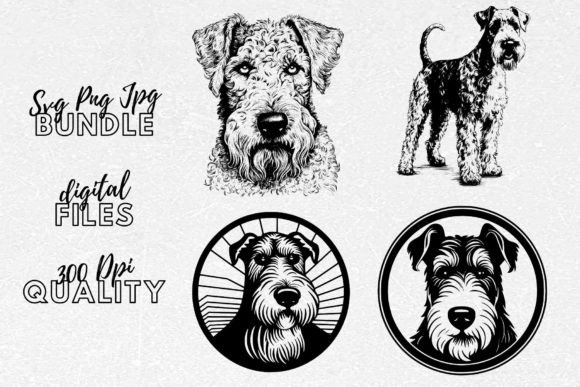 Airedale Terrier SVG - Dog Clipart