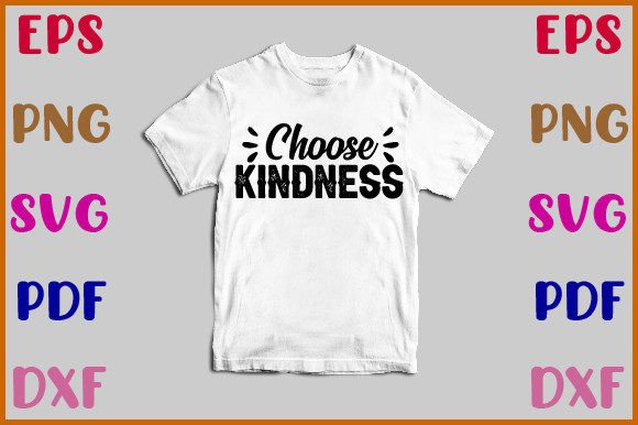 Choose Kindness Svg: A Thoughtful Embroidery Design
